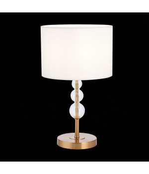 SLE105714-01 Прикроватная лампа Латунь, Прозрачный/Белый E14 1*40W RAMER-foto3