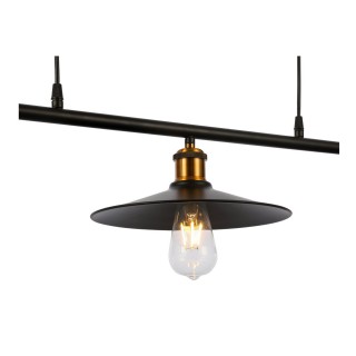 SLE120503-03 Светильник подвесной Черный/Черный E27 3*60W ESPERAZZA-foto11