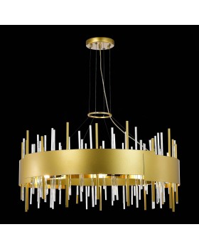 SL1633.203.16 Люстра подвесная ST-Luce Матовое золото/Матовое золото,Прозрачный E14 16*40W OLVERA-foto5