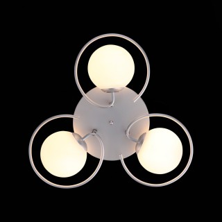 SL418.102.03 Люстра потолочная Серебристый/Белый E27 3*60W GALIO-foto5