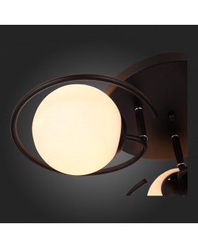 SL418.402.03 Люстра потолочная Черный/Белый E27 3*60W GALIO-foto8