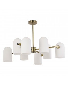 SLE1047-302-08 Люстра потолочная Бронза/Молочно-белый E14 8*40W NOBILIA-foto2