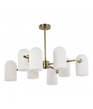 SLE1047-302-08 Люстра потолочная Бронза/Молочно-белый E14 8*40W NOBILIA-foto2