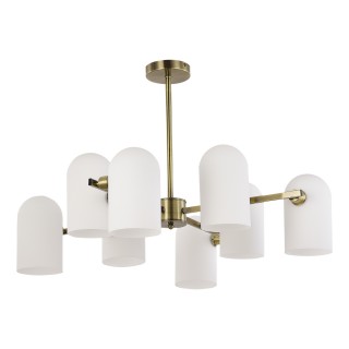 SLE1047-302-08 Люстра потолочная Бронза/Молочно-белый E14 8*40W NOBILIA-foto2