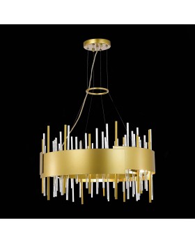 SL1633.203.12 Люстра подвесная ST-Luce Матовое золото/Матовое золото,Прозрачный E14 12*40W OLVERA-foto5