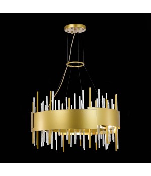 SL1633.203.12 Люстра подвесная ST-Luce Матовое золото/Матовое золото,Прозрачный E14 12*40W OLVERA-foto5