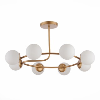 SLE220602-08 Люстра потолочная Золотистый/Белый E14 8*40W CALABRIA-foto2