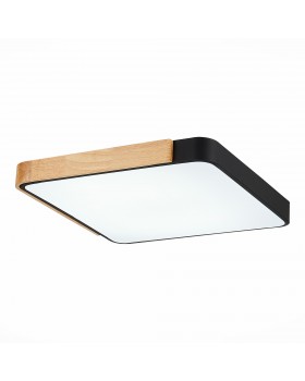 SLE201242-01 Светильник потолочный Черный, Светлое дерево/Белый LED 1*42W 3000K/4000K/6000K FESTA-foto11