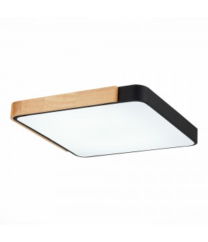 SLE201242-01 Светильник потолочный Черный, Светлое дерево/Белый LED 1*42W 3000K/4000K/6000K FESTA-foto11