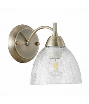 SLE104401-01 Светильник настенный Бронза/Прозрачный E27 1*60W NUELE-foto2