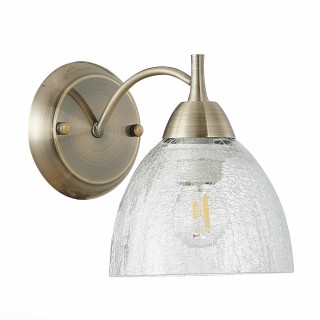 SLE104401-01 Светильник настенный Бронза/Прозрачный E27 1*60W NUELE-foto2