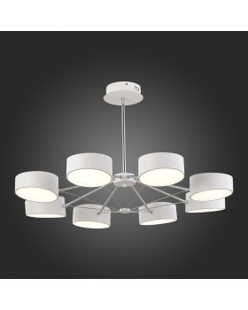 SLE6005-502-08 Светильник потолочный Белый/Белый LED 8*10W VALLE-foto7