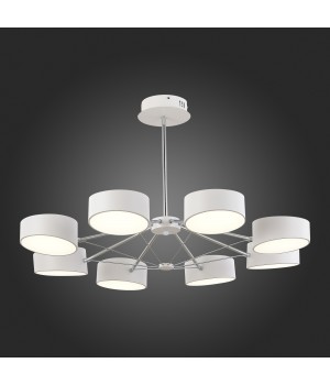 SLE6005-502-08 Светильник потолочный Белый/Белый LED 8*10W VALLE-foto7