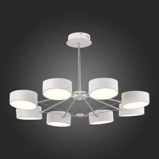 SLE6005-502-08 Светильник потолочный Белый/Белый LED 8*10W VALLE-foto7