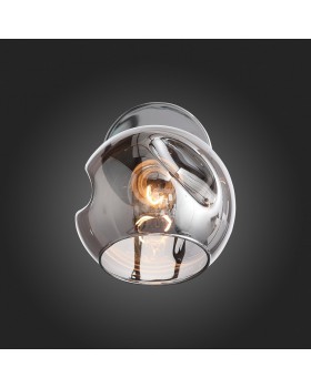SLE155101-01 Светильник настенный Хром/Дымчатый E14 1*60W GENTORE-foto9