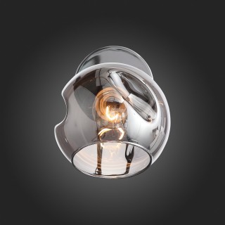 SLE155101-01 Светильник настенный Хром/Дымчатый E14 1*60W GENTORE-foto9
