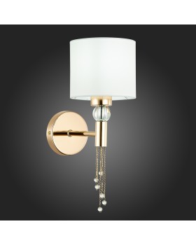 SLE105151-01 Светильник настенный Золотистый/Белый E27 1*60W PRIMMA-foto5