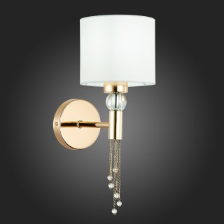 SLE105151-01 Светильник настенный Золотистый/Белый E27 1*60W PRIMMA-foto5