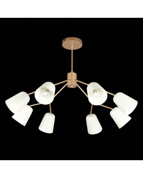 SLE155902-08 Люстра потолочная Золотистый/Белый E14 8*40W MARIO-foto11