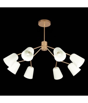 SLE155902-08 Люстра потолочная Золотистый/Белый E14 8*40W MARIO-foto11