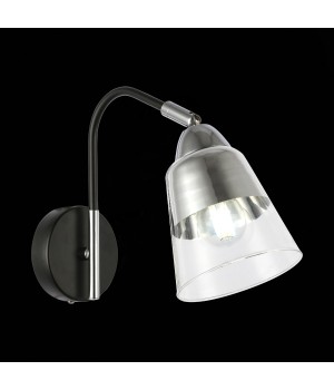 SLE102901-01 Бра Черный, Хром/Прозрачный E27 1*40W LIRINO-foto3