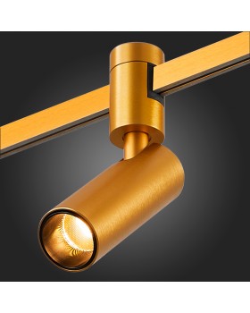 ST811.206.05 Магнитный трековый светильник FARM Золотистый LED 1*5W 3000K 350Lm Ra90 60 IP20 D35xH100 24V FARM-foto6