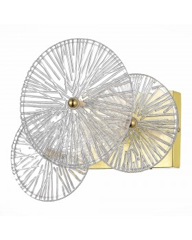 SL1657.201.01 Бра ST-Luce Золотистый/Прозрачный E14 1*40W FLERO-foto2