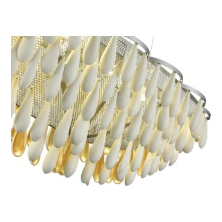 SL1517.103.08 Светильник подвесной ST-Luce Серебристый/Белый, Золотистый E14 8*40W Faenza-foto3