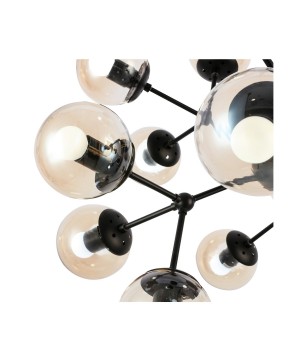 SLE154913-16 Светильник подвесной Черный/Янтарный E27 18*40W LACOTTA-foto3