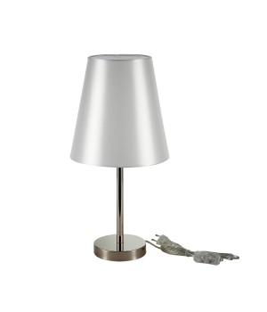 SLE105904-01 Прикроватная лампа Никель/Белый E14 1*40W BELLINO-foto2