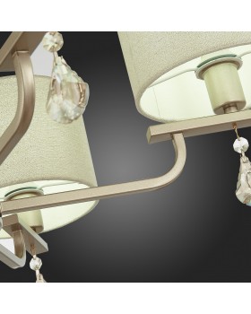 SLE107703-05 Люстра подвесная Шампань/Светло-бежевый E14 5*40W ELIDA-foto12