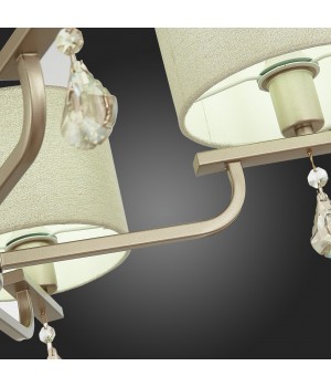 SLE107703-05 Люстра подвесная Шампань/Светло-бежевый E14 5*40W ELIDA-foto12