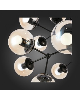 SLE154913-18 Светильник подвесной Черный/Янтарный E14 18*60W LACOTTA-foto9