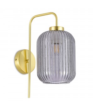 SL1154.321.01 Бра ST-Luce Латунь/Дымчатый E27 1*60W GRAN-foto2