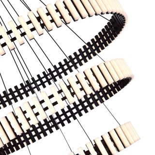 SL6203.403.105 Люстра подвесная ST-Luce Черный/Белый LED 1*105W 3000K ESTENSE-foto3