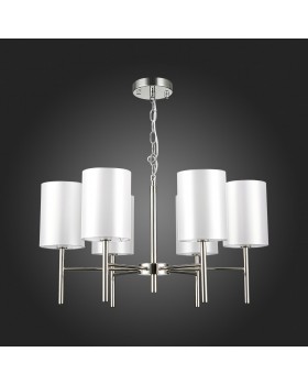 SLE107303-06 Светильник подвесной Никель/Белый E14 6*40W NOIA-foto8