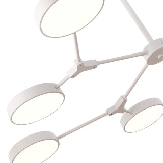 SLE6003-502-08 Светильник потолочный Белый/Белый LED 8*10W MONTA-foto5