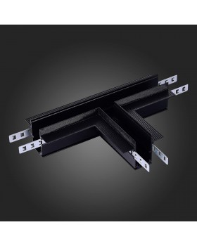 ST007.499.12 Коннектор T-образный для встраиваемого магнитного шинопровода под ГКЛ 12мм ST-Luce Черный SKYLINE 48-foto3