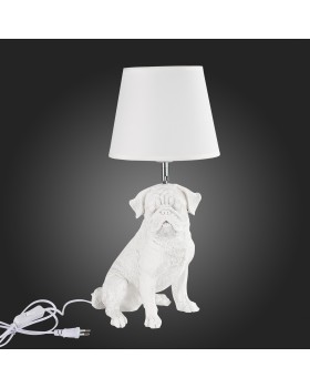 SLE115224-01 Прикроватная лампа Белый, Хром/Белый E27 1*40W NARNI-foto6