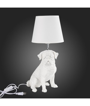 SLE115224-01 Прикроватная лампа Белый, Хром/Белый E27 1*40W NARNI-foto6