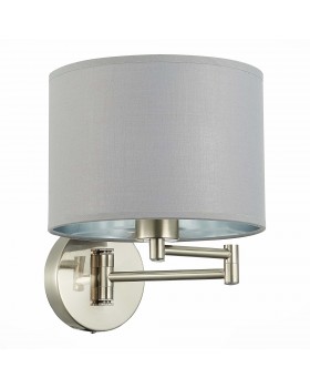 SLE300511-01 Бра Никель/Серый, Серебристый E27 1*40W BRESCIA-foto4