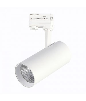 ST661.546.40 Св-к трек. Белый LED 1*40W 4000K 3 200Lm Ra>90 38° IP20 L190xW85xH265 165-265V Трехфазная трековая система-foto3