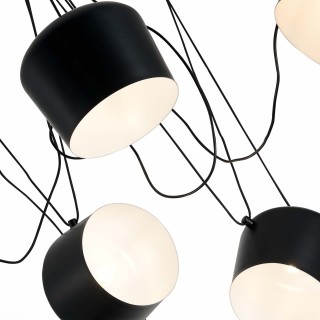 SLE120643-05 Светильник подвесной Черный/Черный E27 5*40W TRIESTE-foto3