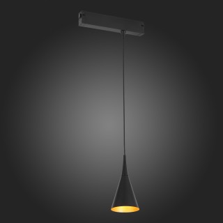 ST502.423.01 Св-к трек. Черный E27 1*40W  IP20 D140xH- 180-240V Без ламп SKYLINE 220-foto3