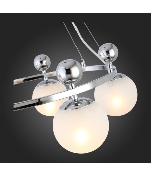 SLE106103-05 Люстра подвесная Хром/Белый E27 5*60W PECHIO-foto9