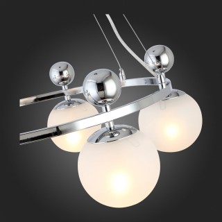 SLE106103-05 Люстра подвесная Хром/Белый E27 5*60W PECHIO-foto9