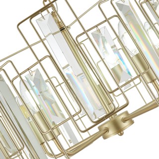 SLE103403-05 Люстра подвесная Шампань/Прозрачный E14 5*40W GIANO-foto11