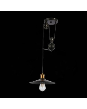 SLE120503-01 Светильник подвесной Черный/Черный E27 1*60W ESPERAZZA-foto5