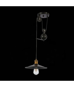 SLE120503-01 Светильник подвесной Черный/Черный E27 1*60W ESPERAZZA-foto5