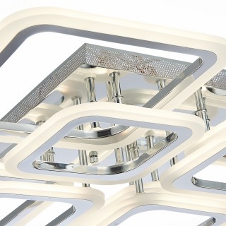 SLE200412-08 Светильник потолочный Хром/Белый LED 1*176W 3000-6000K QUTRO-foto5